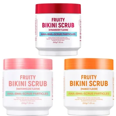 Арбуз/клубника/и манго бикини скраб